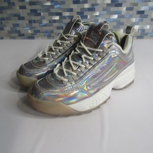 Fila Disruptor II IRI Women's Size 6.0 Fashion Shoes Wht/Mult/Wht
